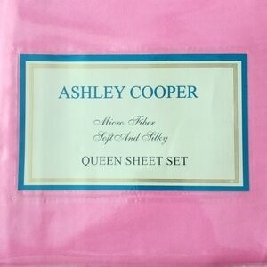 Ashley Cooper Pink Queen Sheet Set